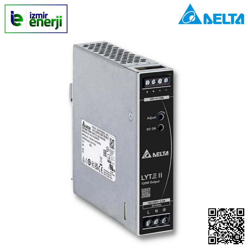 Güç Kaynağı 90-264VAC 1Faz 24V 120W 24V 5.0A çıkışlı, Alüminyum Kasa