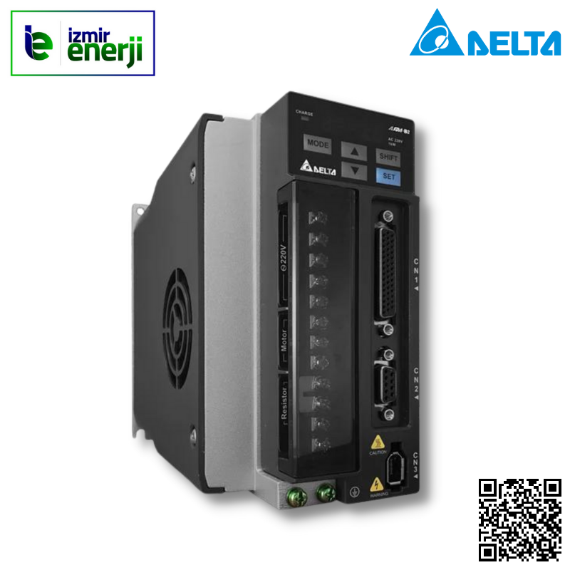 ASDA-B2 Serisi 1 Faz 220V AC 1KW Servo Sürücü