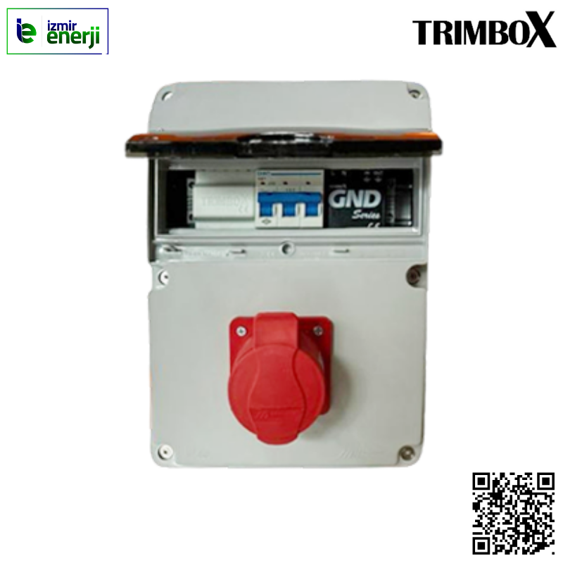 Trimbox Mobil Nötr-Toprak Regülatörü Trifaze (GND 1/10 + 3P Otomat + YM3EXP)