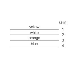 Dragline kablosu, PROFINET, M12 D kodu - IP 67 düz pimli, RJ45 IP 20, Cat.5 (ISO / IEC 11801) / Cat.5e (TIA T568-B), PUR, 5 m