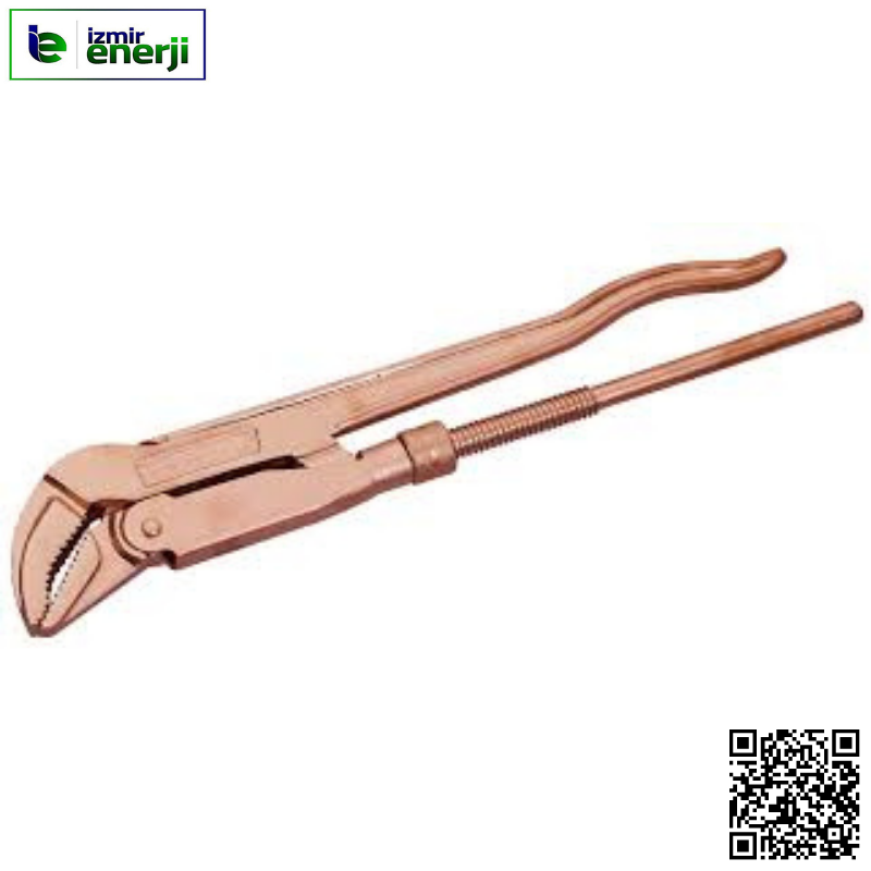 Kıvılcım Çıkarmaz Ex-Proof 55 x 25 mm / 560 Maşalı Boru Anahtarı 3''