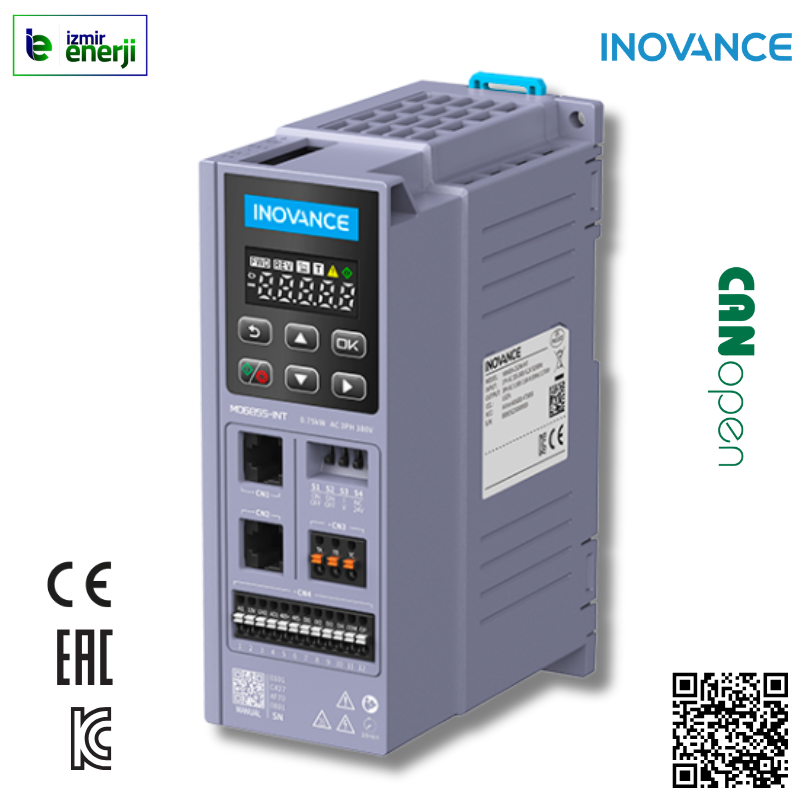 MD600 Serisi 3x380V AC Trifaze 0,37 KW Hız Kontrol