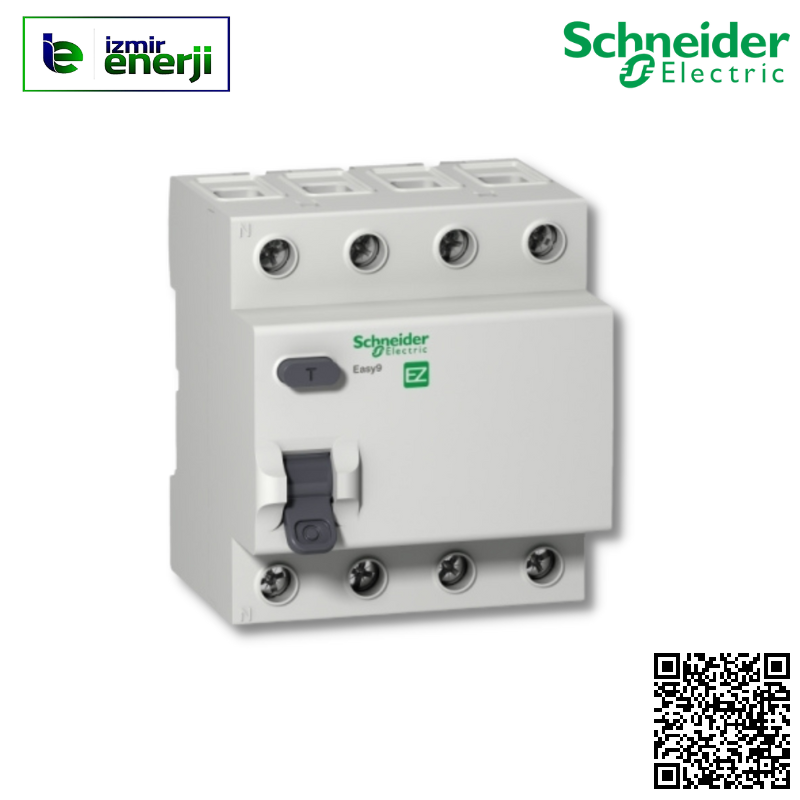 EZ9R63425 4x25A 300mA Easy9 - Kaçak Akım Röleleri