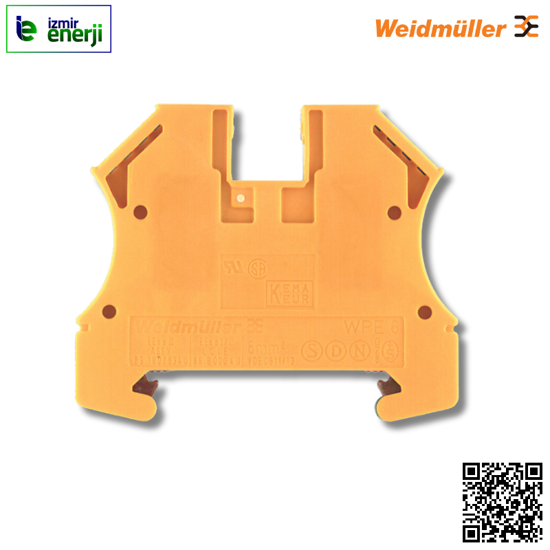 WPE 10 1,5-16mm² Sarı Yeşil Vidalı Toprak Klemens ( 1 Kutu / 50 Adet )