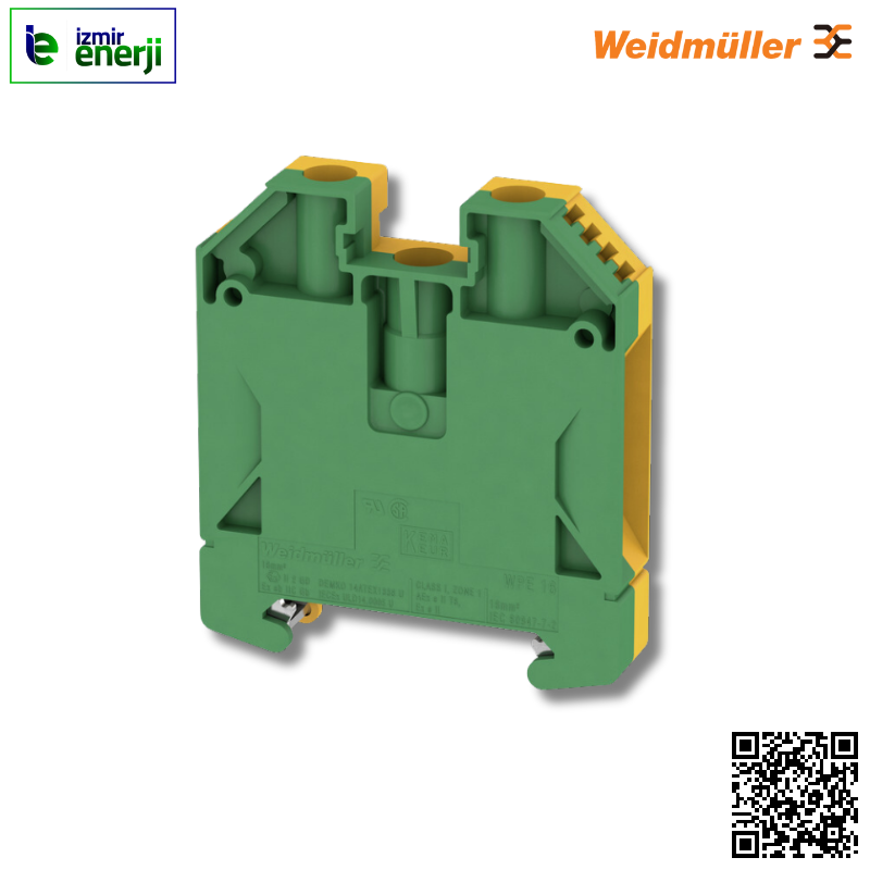 WPE 35 2,5-50mm² Sarı Yeşil Vidalı Toprak Klemens ( 1 Kutu / 25 Adet )