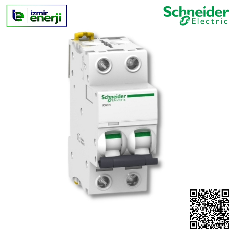 A9F74225 2x25A iC60N 6 kA, C Eğrisi Otomatik Sigorta