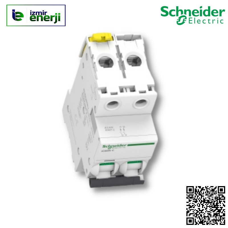 A9F74263 2x63A iC60N 6 kA, C Eğrisi Otomatik Sigorta