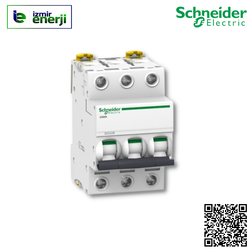 A9F74302 3x2A iC60N 6 kA, C Eğrisi Otomatik Sigorta